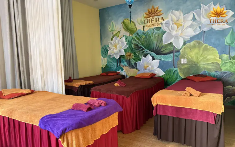 Không gian spa sạch sẽ, riêng tư