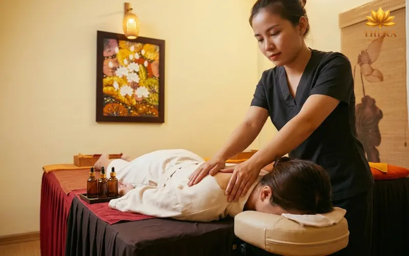 Trị liệu cổ vai gáy giúp tăng cường sức mạnh cơ vùng cổ vai lưng