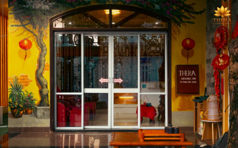 Không gian massage tại Thera Healing Spa
